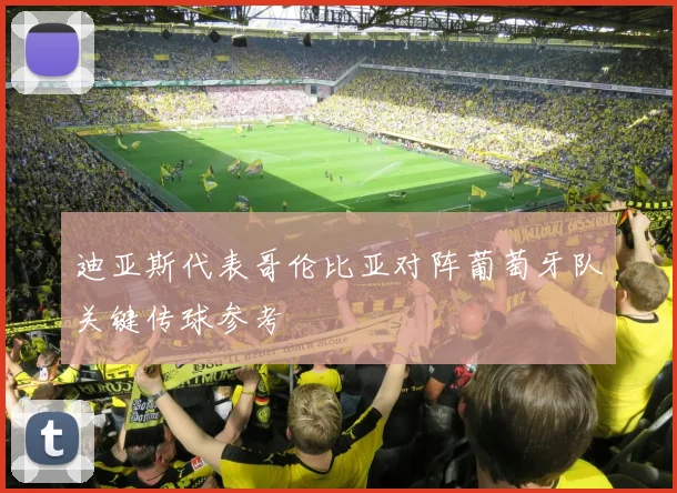 迪亚斯代表哥伦比亚对阵葡萄牙队关键传球参考